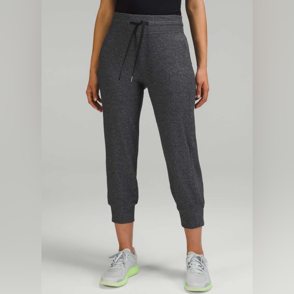 Lululemon Ready To Rulu Jogger Heathered Raceway Grey Black Women’s Pants Size 8